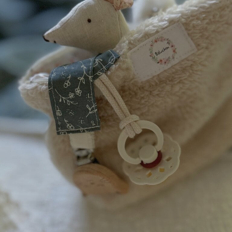 BALUCHON ATTACHE-SUCE EN COTON CHAT - 1796