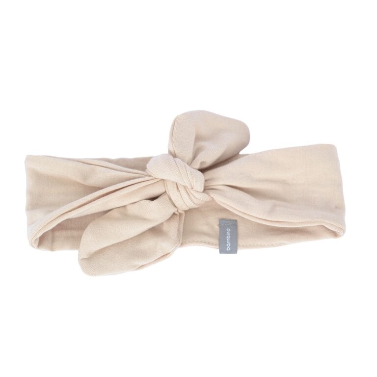 BALUCHON BANDEAU NOEUD BAMBOU - BEIGE