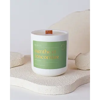 FEU & CO. BOUGIE - MENTHE ET CONCOMBRE