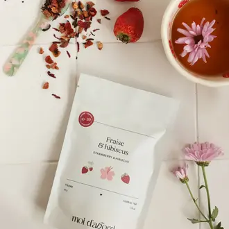 MOI D'ABORD TISANE - FRAISE HIBISCUS