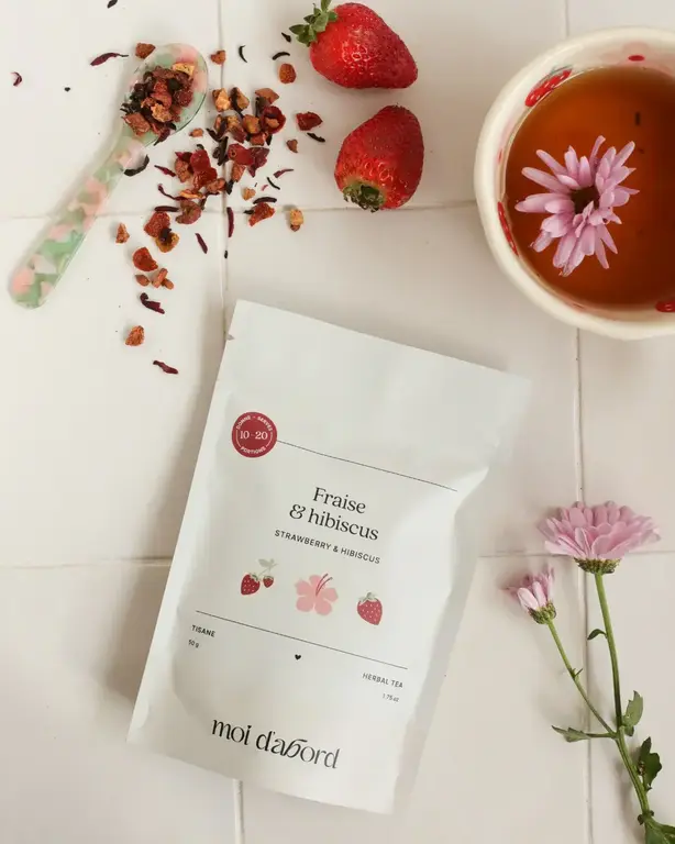 MOI D'ABORD TISANE - FRAISE HIBISCUS