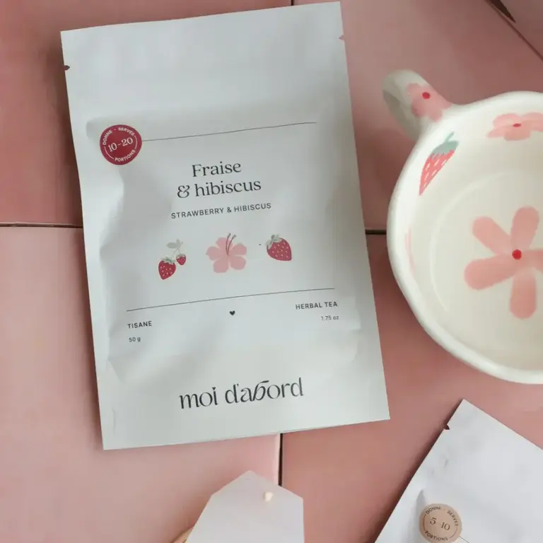 MOI D'ABORD TISANE - FRAISE HIBISCUS