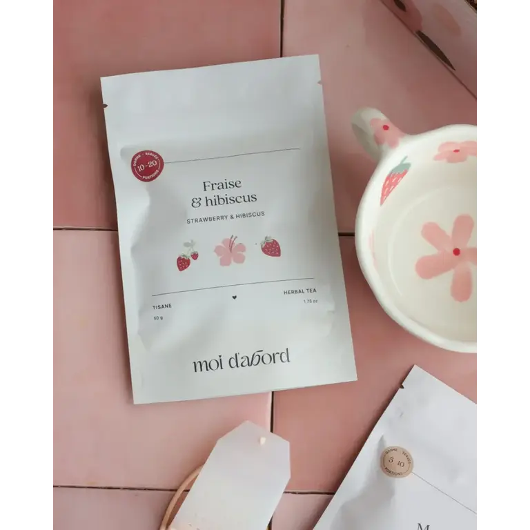 MOI D'ABORD TISANE - FRAISE HIBISCUS