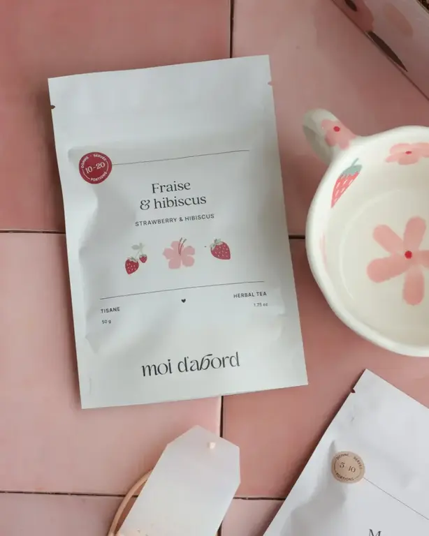MOI D'ABORD TISANE - FRAISE HIBISCUS