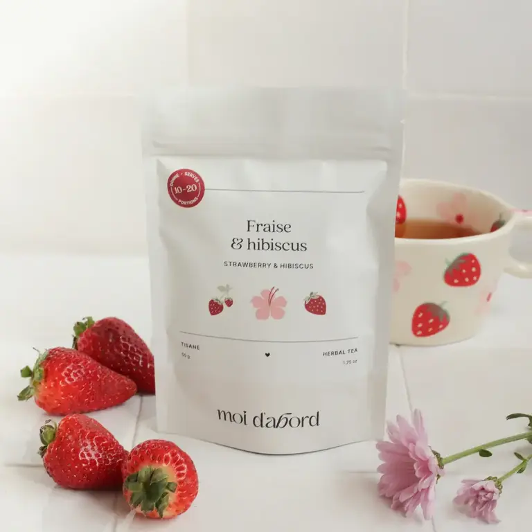 MOI D'ABORD TISANE - FRAISE HIBISCUS
