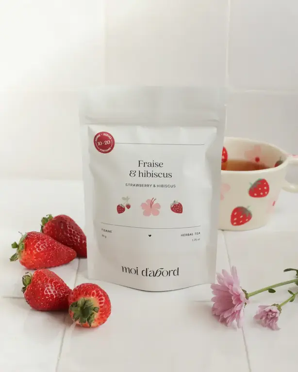 MOI D'ABORD TISANE - FRAISE HIBISCUS