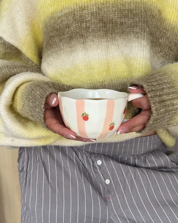 MOI D'ABORD TASSE - RAYURES D'ORANGES