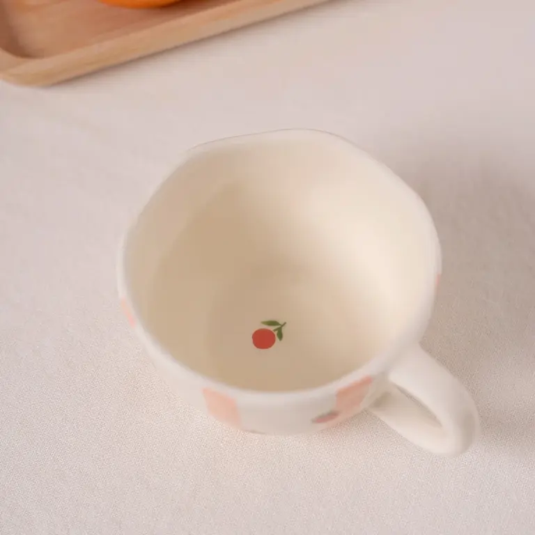 MOI D'ABORD TASSE - RAYURES D'ORANGES