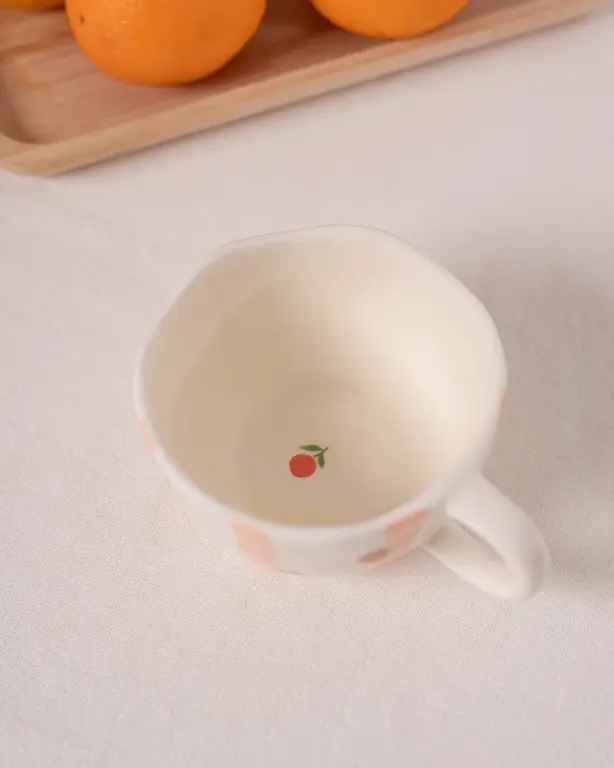 MOI D'ABORD TASSE - RAYURES D'ORANGES