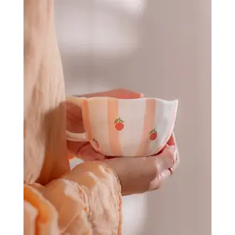 MOI D'ABORD TASSE - RAYURES D'ORANGES