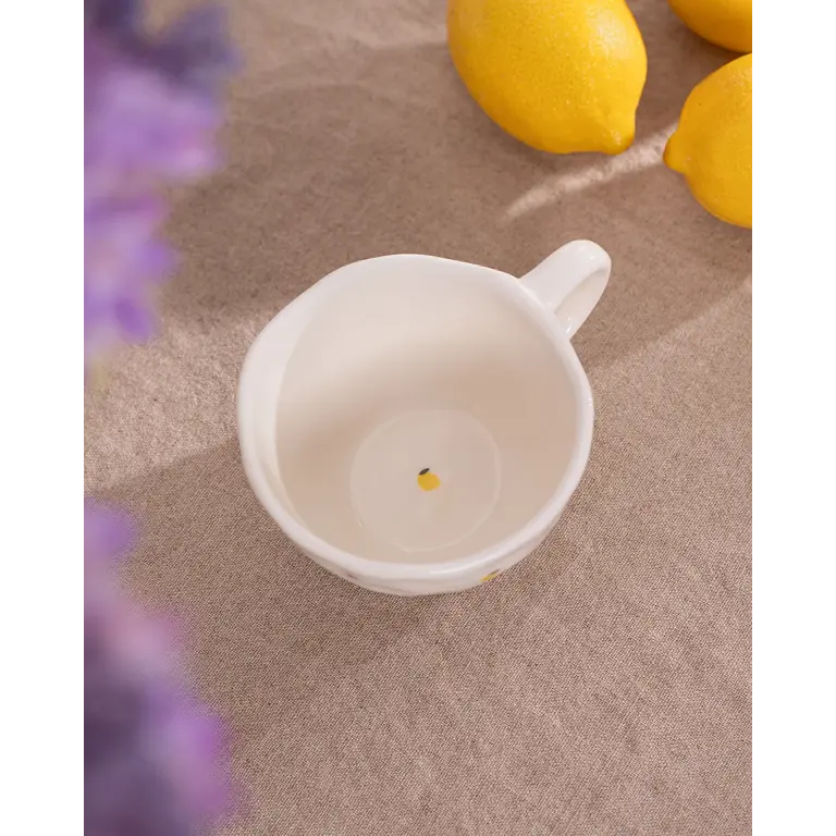 MOI D'ABORD TASSE - CITRONS ET FLEURS