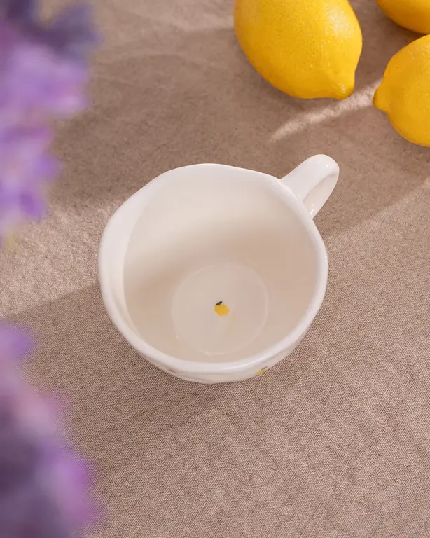 MOI D'ABORD TASSE - CITRONS ET FLEURS