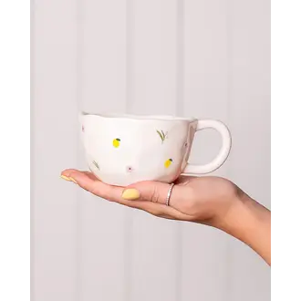 MOI D'ABORD TASSE - CITRONS ET FLEURS