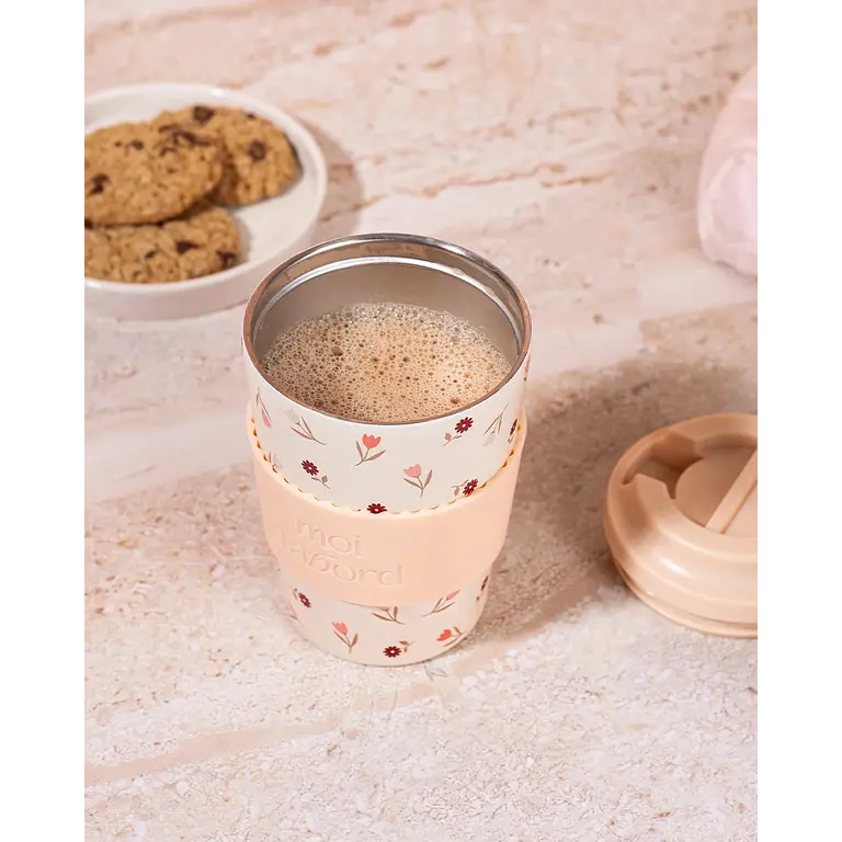 MOI D'ABORD TASSE DE VOYAGE ISOTHERME - MÉLANGE FLORAL
