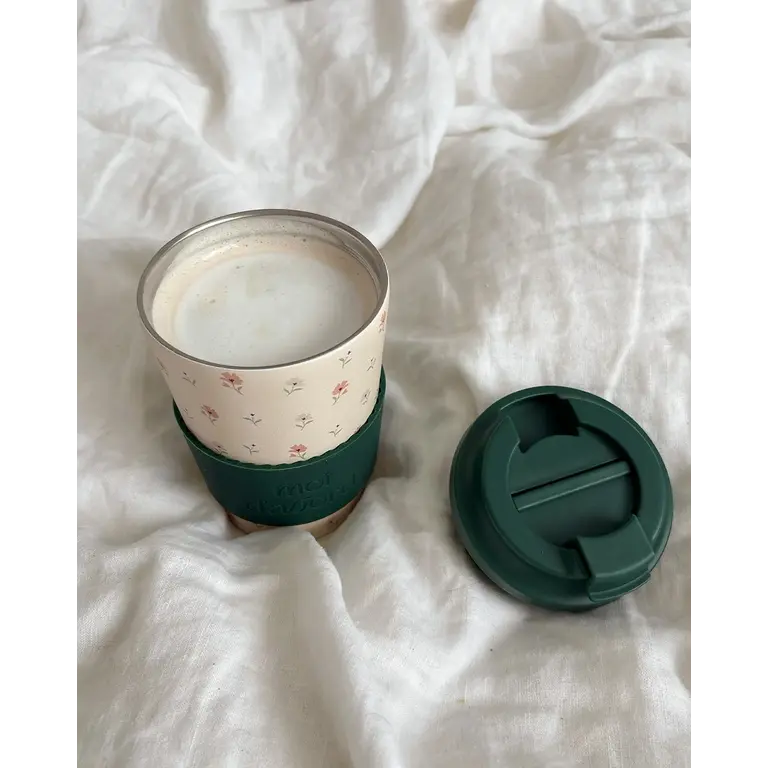MOI D'ABORD INSULATED TRAVEL MUG - FLORAL SWEETNESS