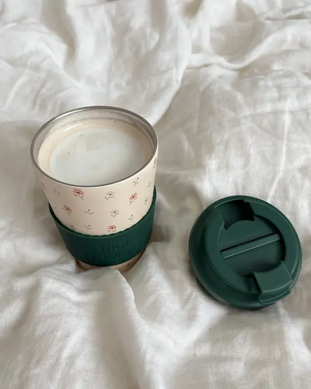 MOI D'ABORD TASSE DE VOYAGE ISOTHERME - DOUCEUR FLEURIE