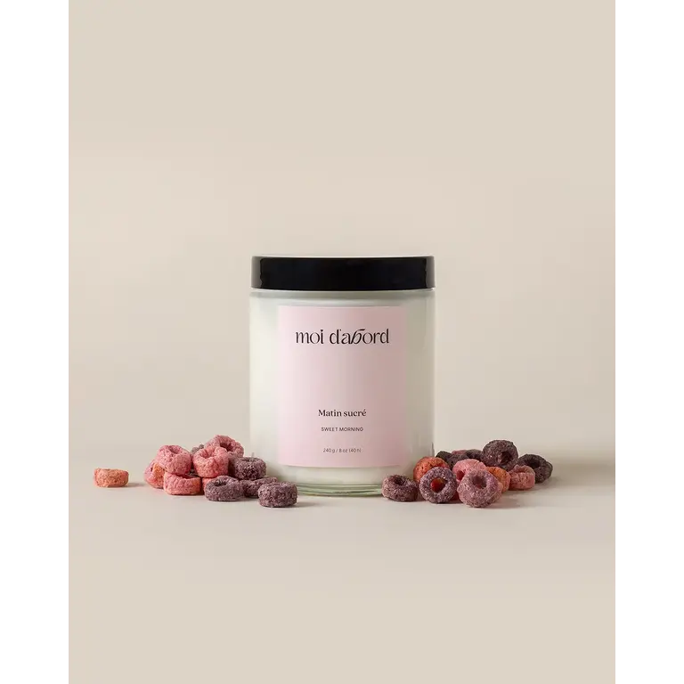 MOI D'ABORD SOY CANDLE - SWEET MORNING