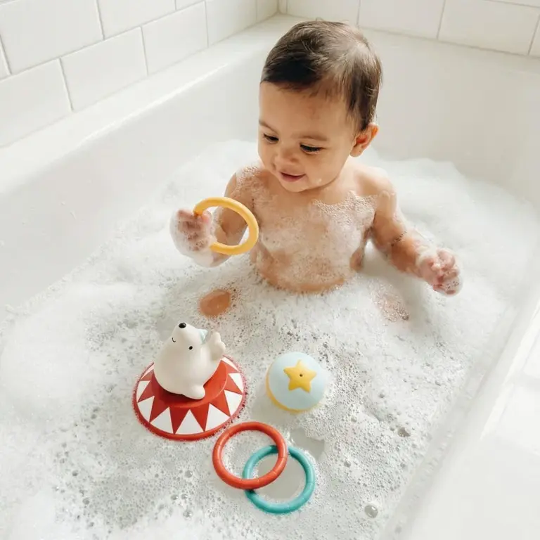 ITZY RITZY JEU DE LANCER D'ANNEAUX POUR LE BAIN - CIRQUE