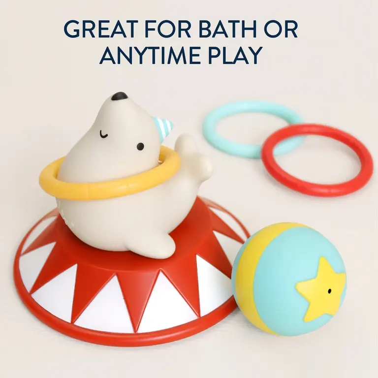 ITZY RITZY JEU DE LANCER D'ANNEAUX POUR LE BAIN - CIRQUE