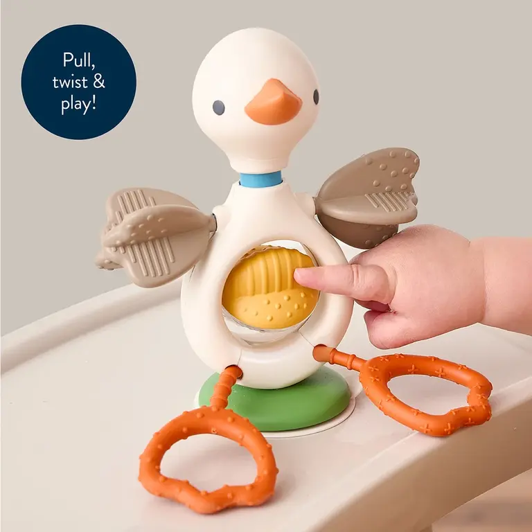 ITZY RITZY JOUET SENSORIEL D'ACTIVITÉ POUR CHAISE HAUTE - OIE