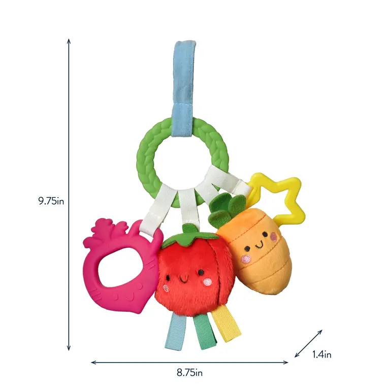 ITZY RITZY ANNEAU D'ACTIVITÉ BITZY BUSY RING - LÉGUMES