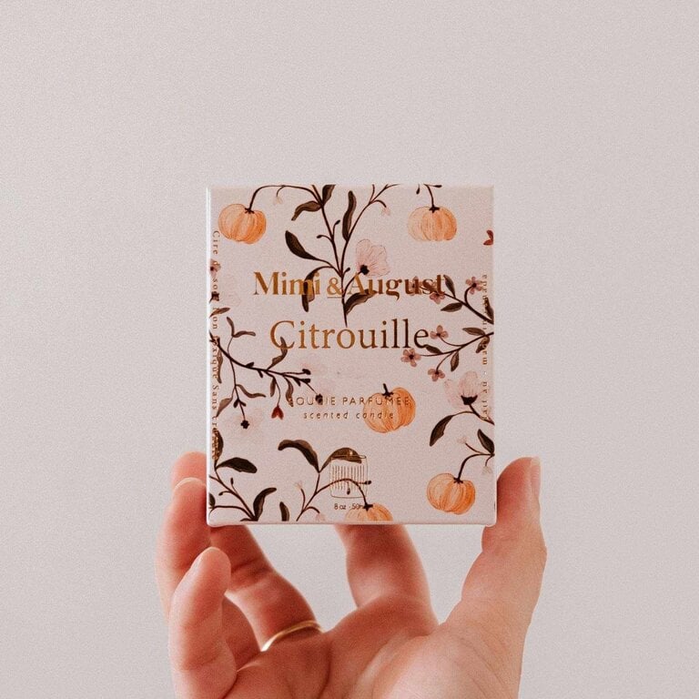 MIMI & AUGUST BOUGIE DE SOJA - CITROUILLE