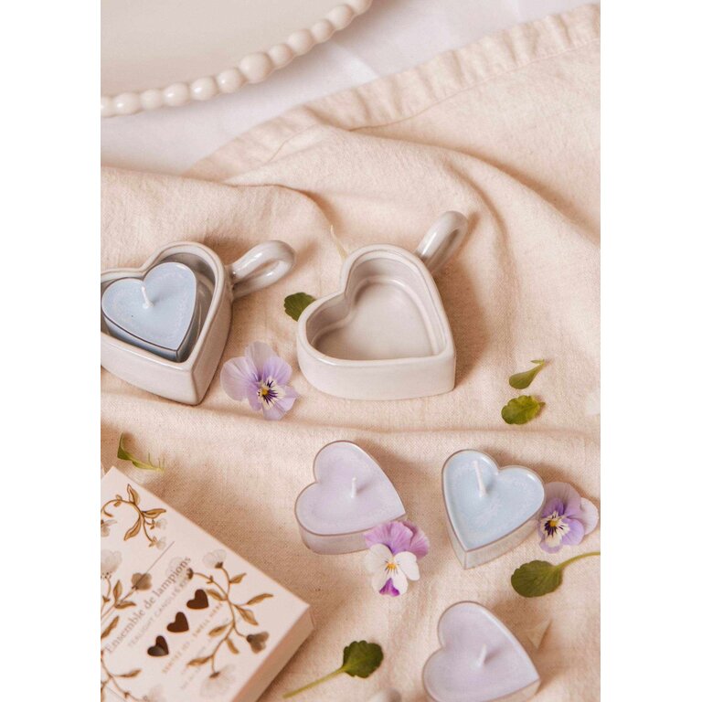 MIMI & AUGUST TEALIGHT HOLDER - HEART & GLOW