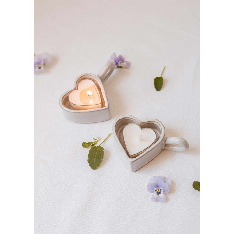 MIMI & AUGUST TEALIGHT HOLDER - HEART & GLOW