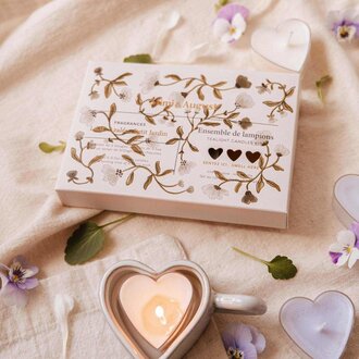 MIMI & AUGUST PORTE-LAMPION - HEART & GLOW