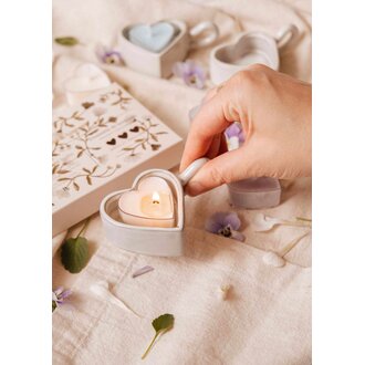 MIMI & AUGUST PORTE-LAMPION - HEART & GLOW