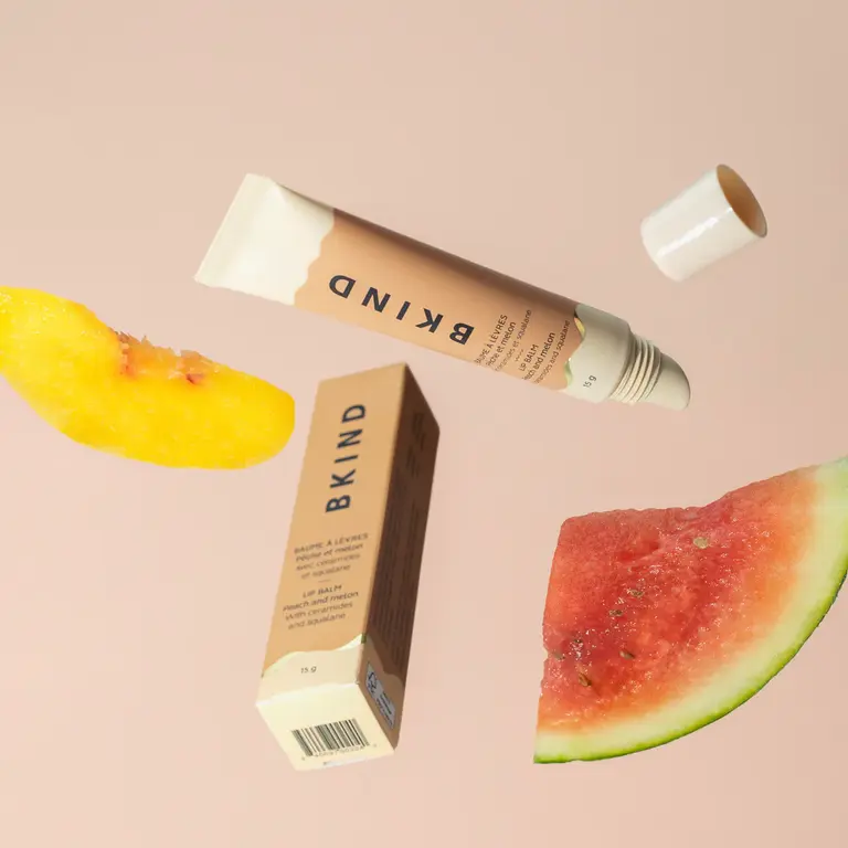 BKIND BAUME À LÈVRES - PÊCHE ET MELON