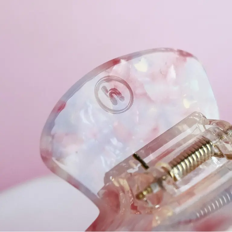 HORACE XL HAIR CLAW CLIP - PEARL PINK