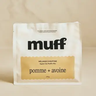 MUFF MÉLANGE À MUFFINS - POMME + AVOINE