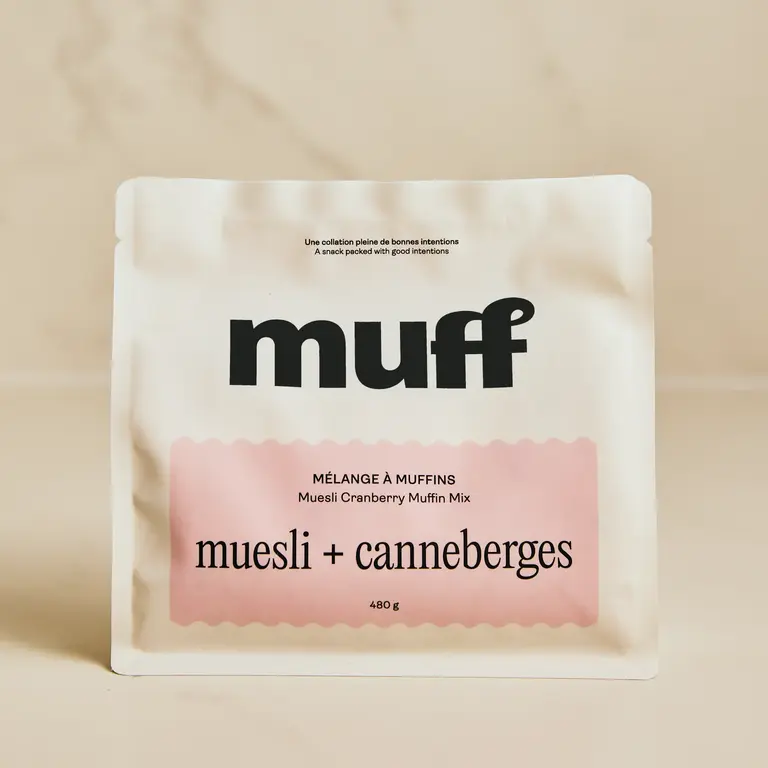 MUFF MÉLANGE À MUFFINS - MUESLI + CANNEBERGES