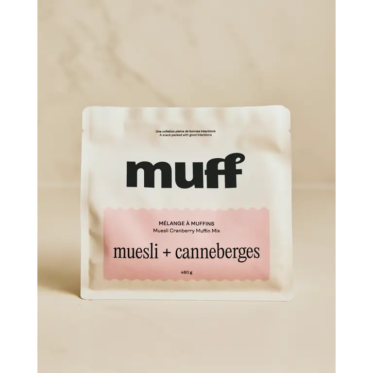 MUFF MÉLANGE À MUFFINS - MUESLI + CANNEBERGES