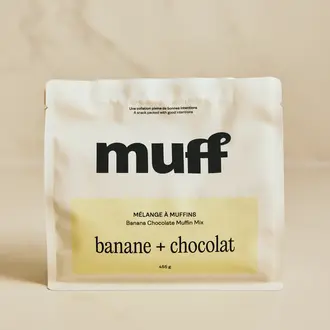 MUFF MÉLANGE À MUFFINS - BANANE + CHOCOLAT