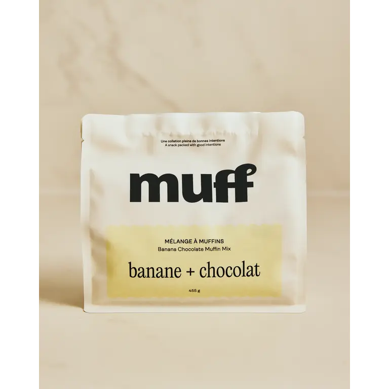 MUFF MUFFIN MIX - BANANA + CHOCOLATE