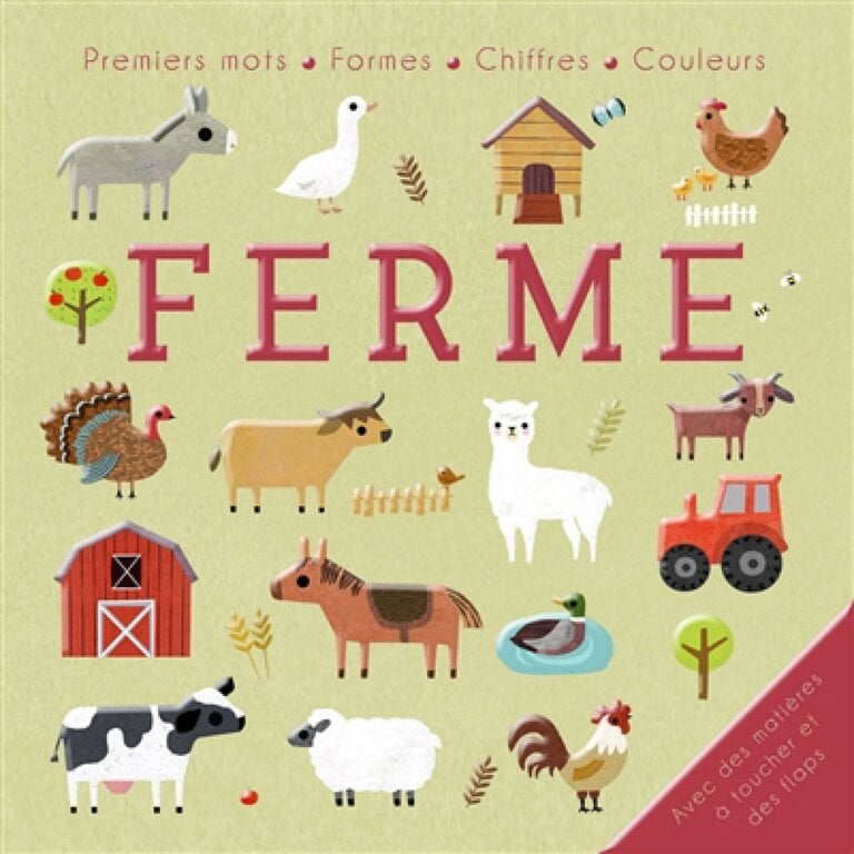 1,2,3 SOLEIL! LIVRE - BÉBÉ DÉCOUVRE - FERME