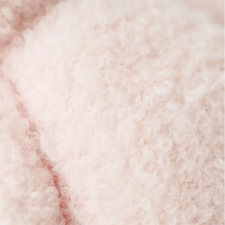 CUDDLE + KIND CURLY BABY BEAR PLUSH - STRAWBERRY