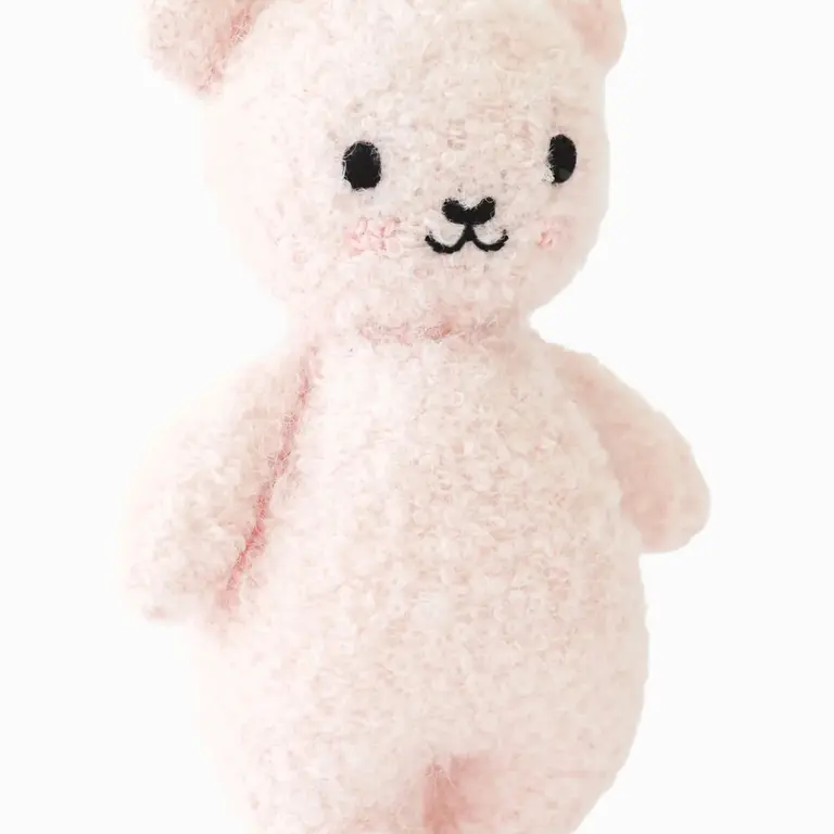CUDDLE + KIND PELUCHE BÉBÉ OURS BOUCLÉ - FRAISE