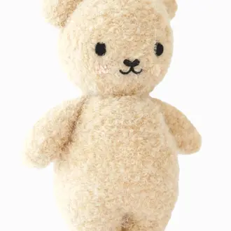 CUDDLE + KIND PELUCHE BÉBÉ OURS BOUCLÉ - MIEL