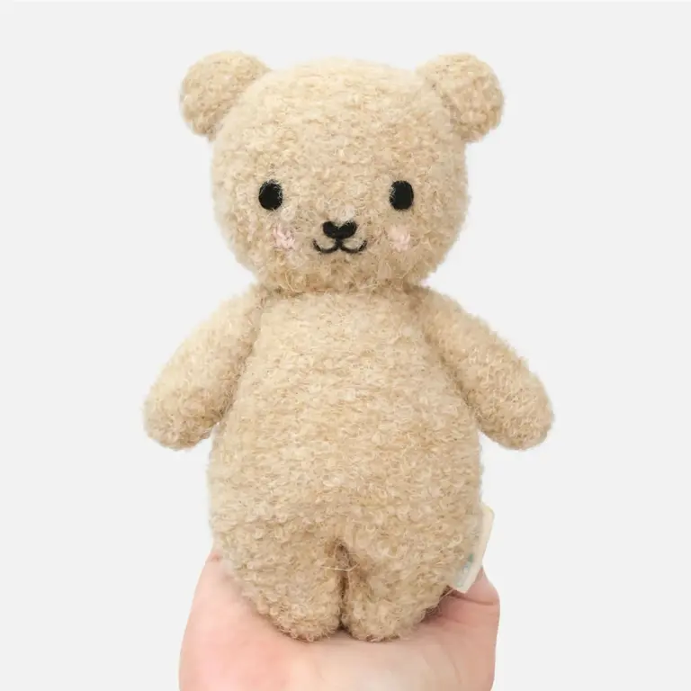CUDDLE + KIND PELUCHE BÉBÉ OURS BOUCLÉ - MIEL
