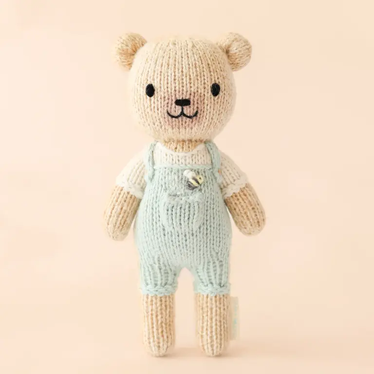 CUDDLE + KIND PELUCHE AVEC BOÎTE CHARLIE L'OURS MIEL - TINY 6''