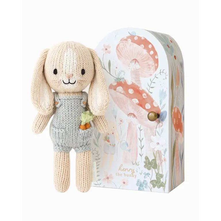 CUDDLE + KIND PLUSH TOY IN A BOX - HENRY THE BUNNY - TINY 6''