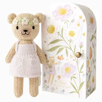 CUDDLE + KIND PELUCHE AVEC BOÎTE OLIVIA L'OURS MIEL - MINI 6''