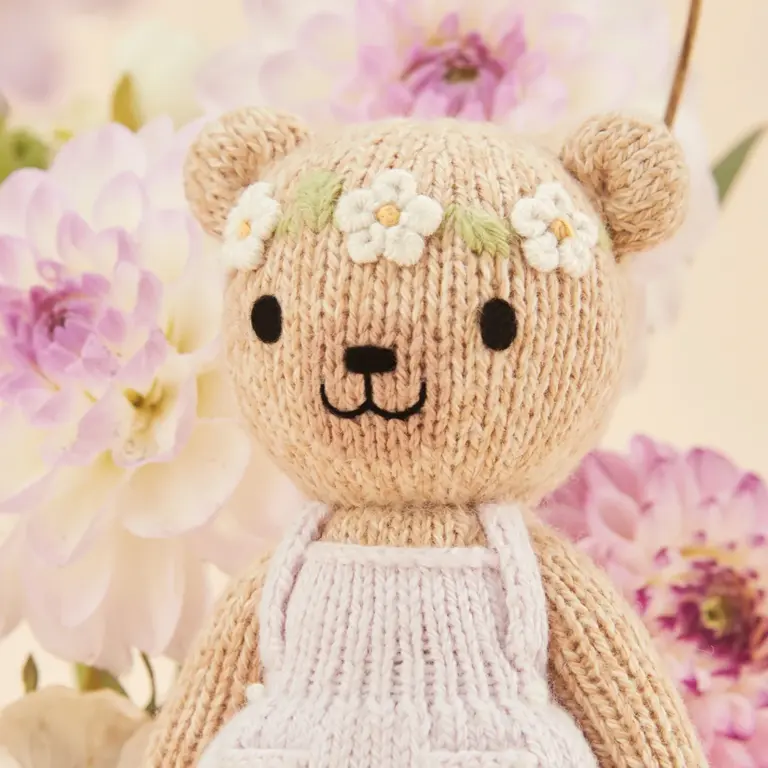 CUDDLE + KIND PELUCHE AVEC BOÎTE OLIVIA L'OURS MIEL - TINY 6''