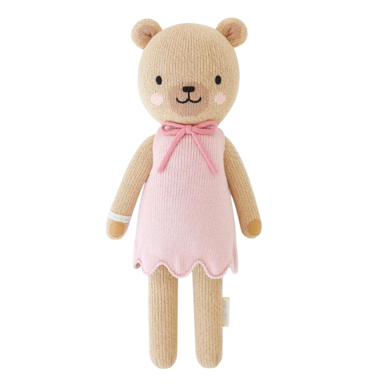 CUDDLE + KIND PELUCHE BELLA L'OURS MIEL - LITTLE 13''