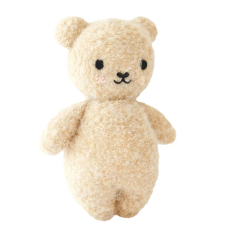 CUDDLE + KIND PELUCHE BÉBÉ OURS BOUCLÉ - MIEL