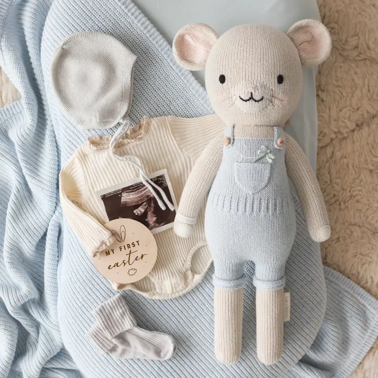 CUDDLE + KIND PELUCHE BAILEY LA SOURIS - LITTLE 13''