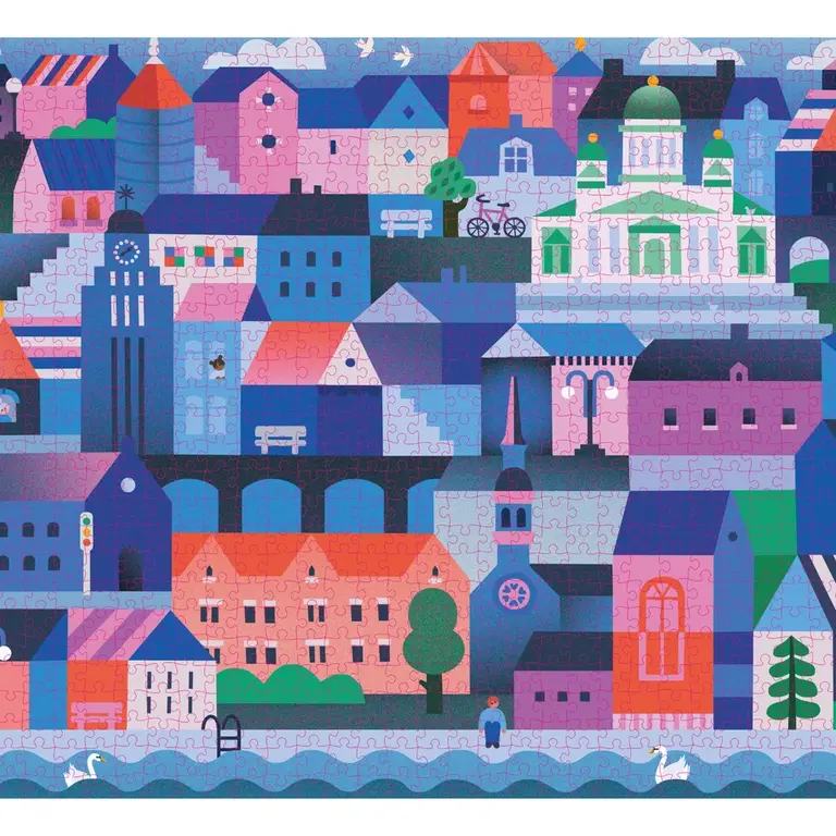HOLIYAY PUZZLE 1000 PCS - CRÉPUSCULE À COPENHAGUE